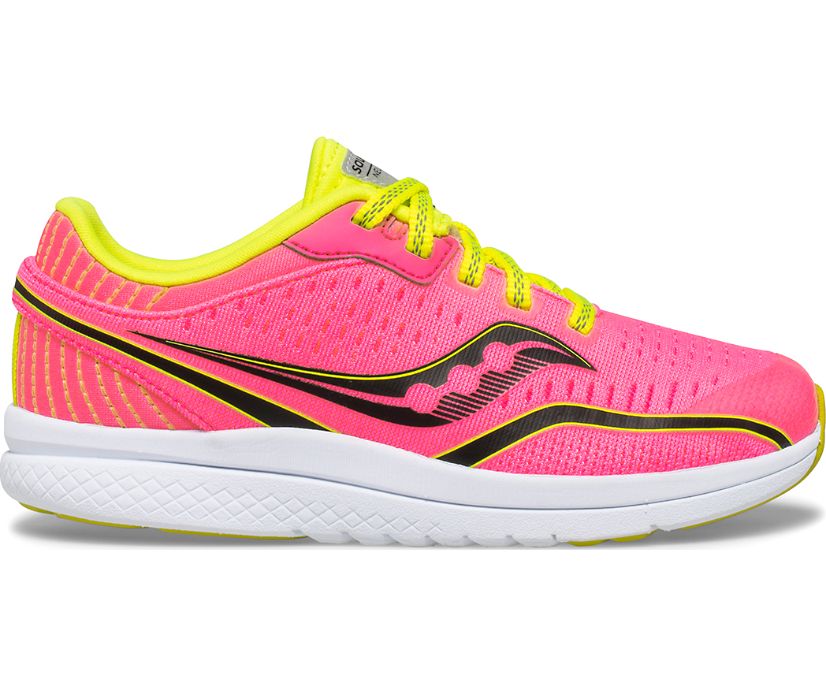 Kids' Saucony Kinvara 11 Sneakers Pink | Singapore 747LISH